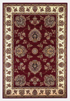 Red/Ivory Floral Mahal Cambridge