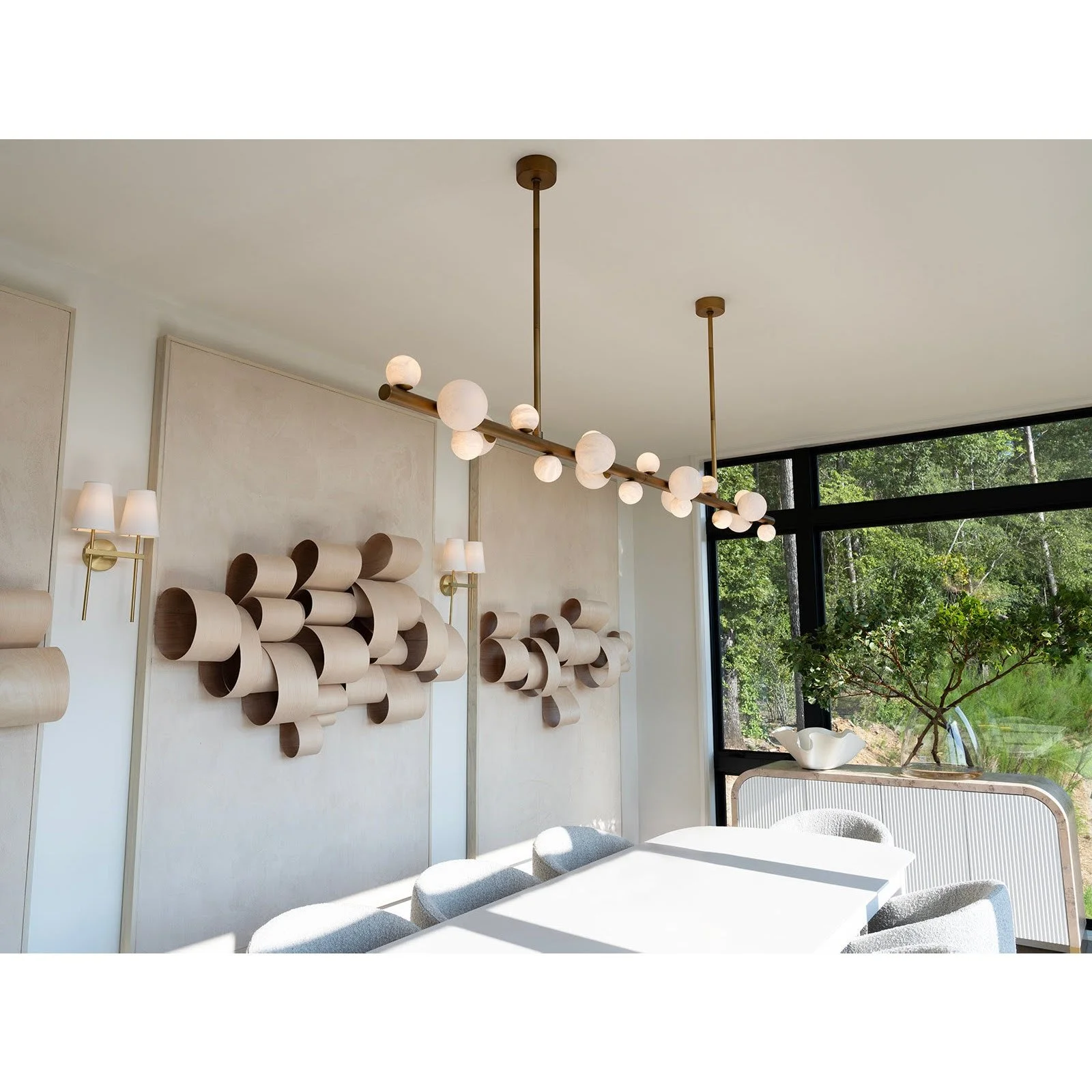 Brass Styx Chandelier