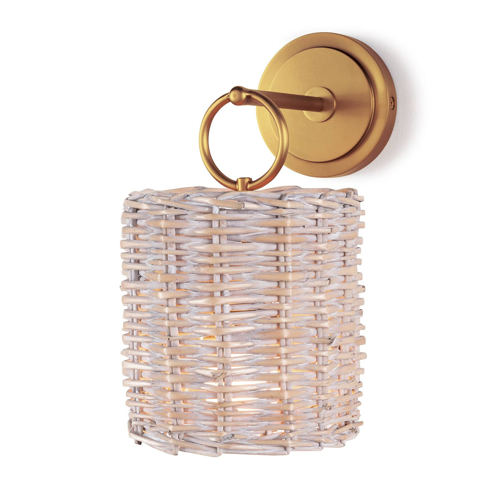 Natural Brass Nantucket Sconce