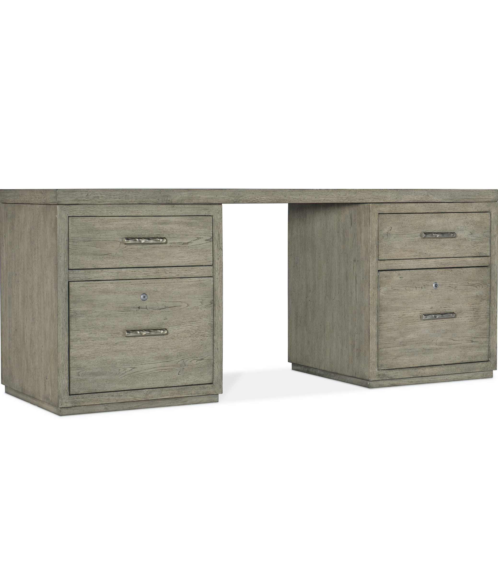 Linville Falls Desk - 72 Inch Top with 2 Small Files