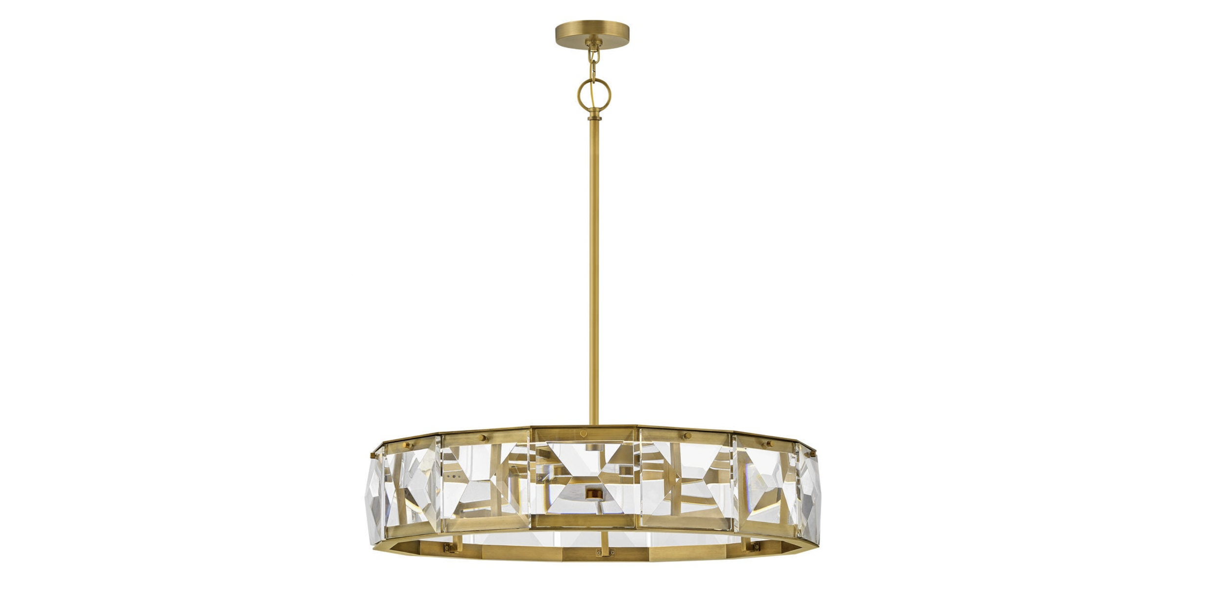 Large Heritage Brass Jolie Chandelier