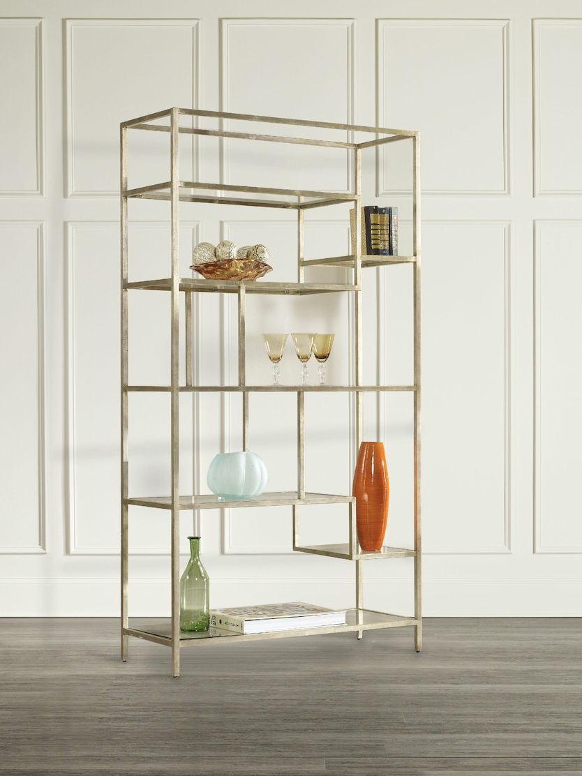 Champagne Etagere — Miller's Home Furnishings