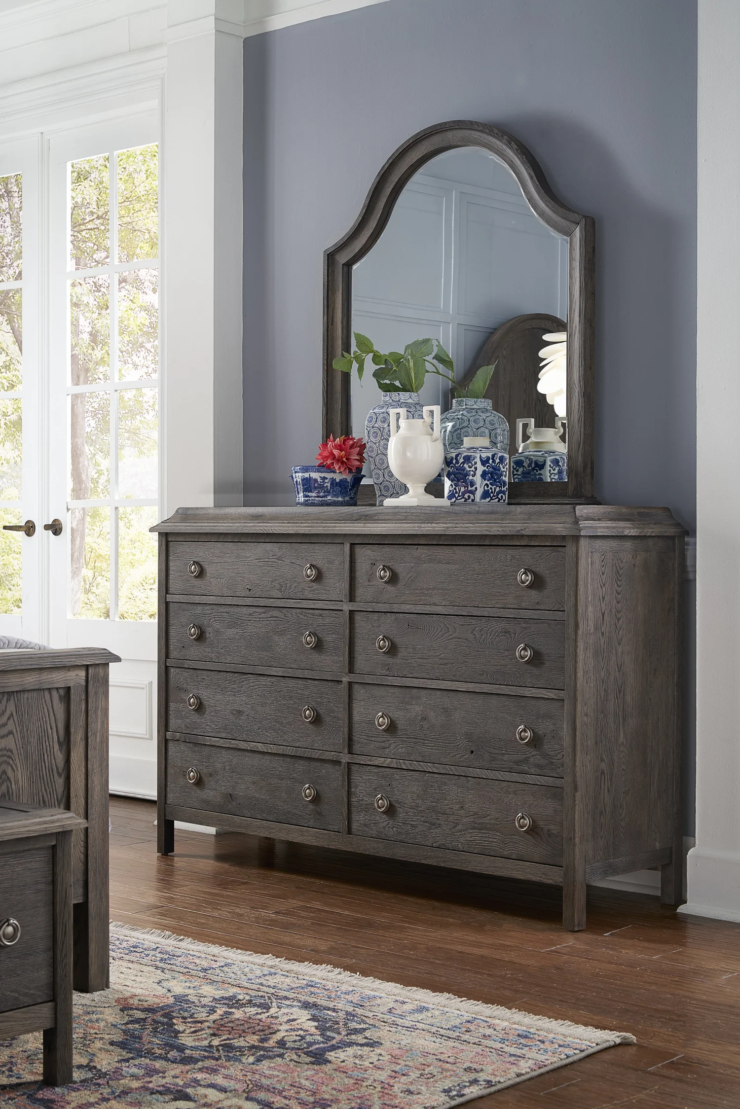 grey wooden dresser Dwell Glacier 68
