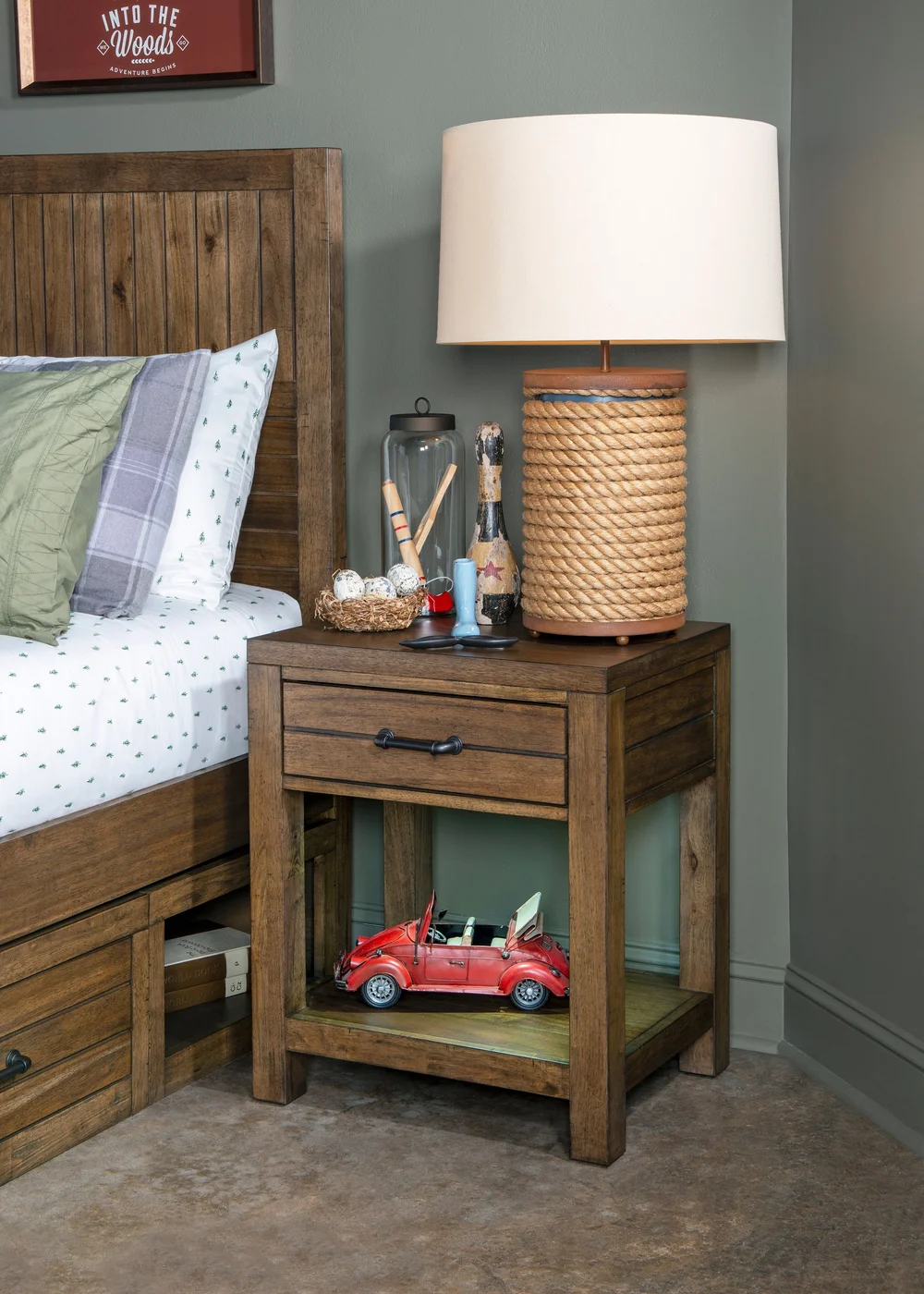 brown small dresser for bedroom 5 Drawer Rustic Brown Dresser With Metal Frame For Bedroom — ShipItFurniture