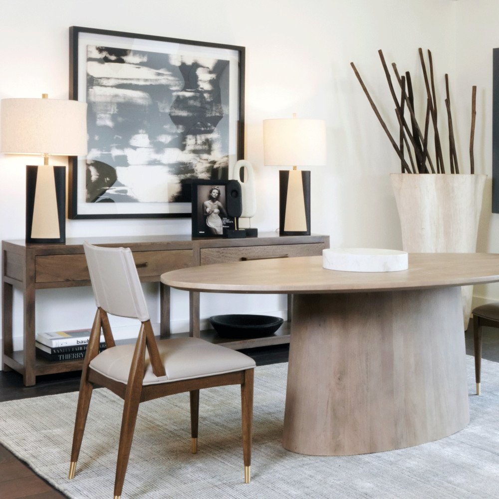 Merrick 84'' Oval Dining Table