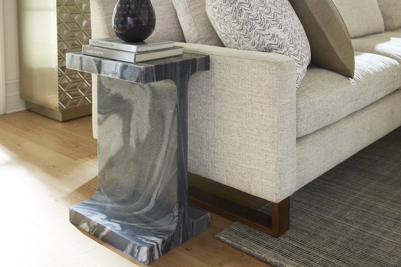 Solitude Storm Cloud End Table