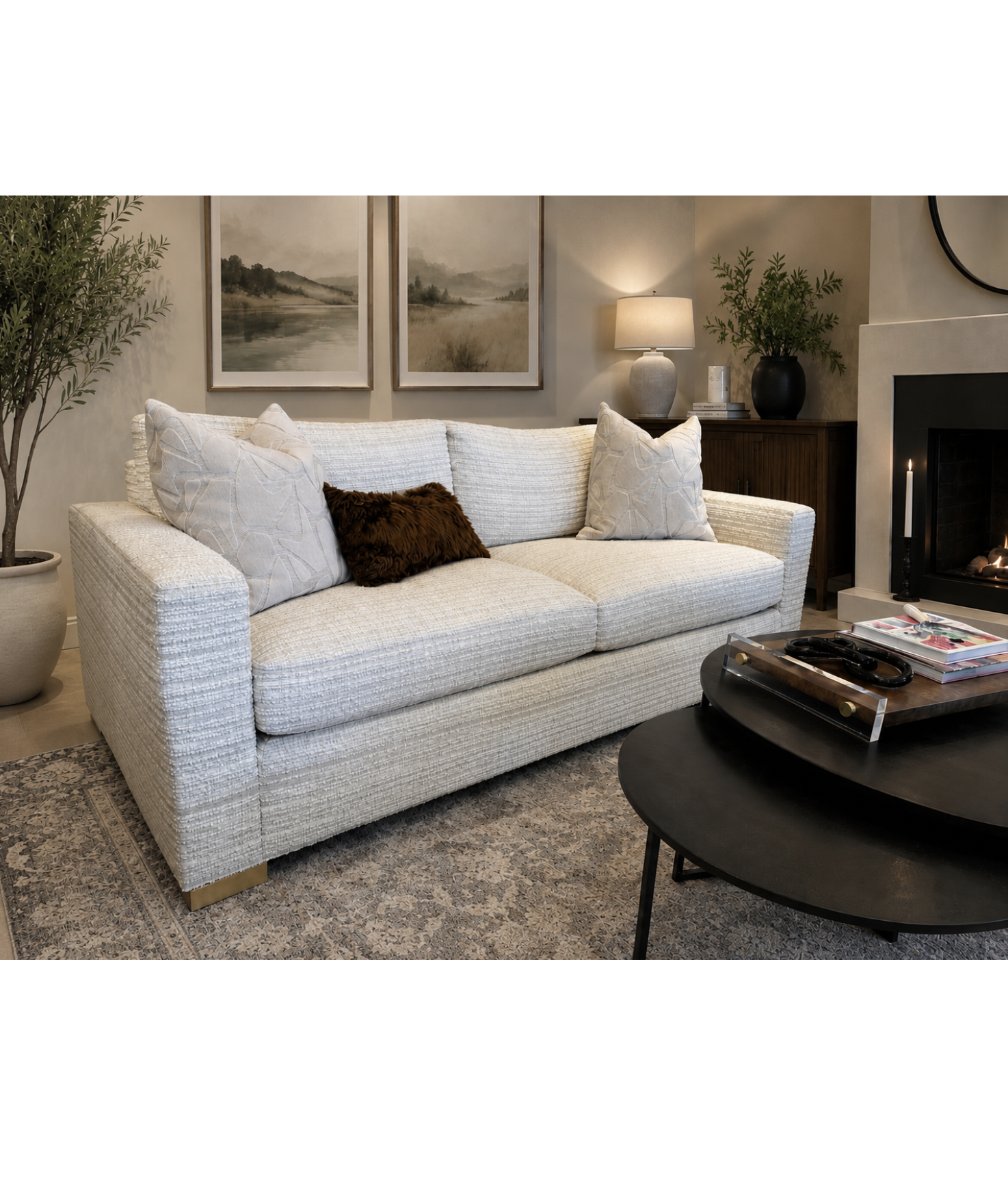 Customizable M-Series Custom Choices Modern Short Sofa