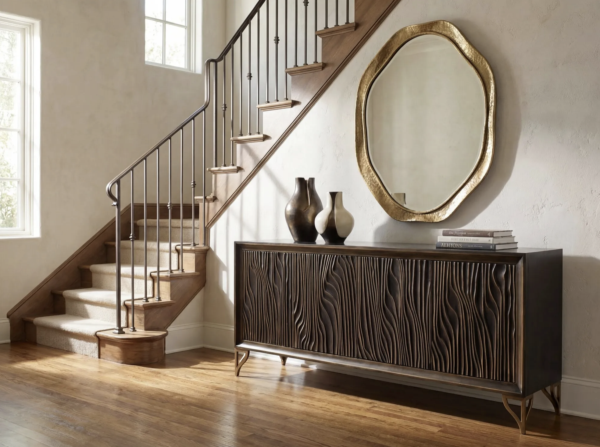 Melange Mountgomery Four Door Credenza