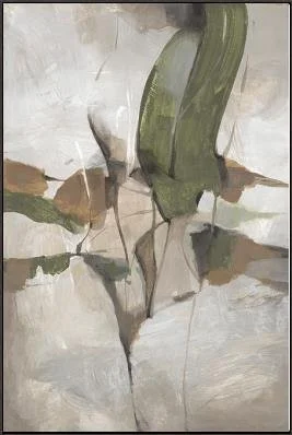 Framed Sage Burning I Canvas