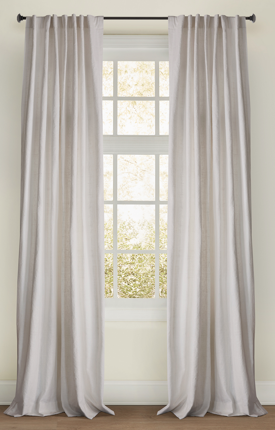 Customizable White Tussar Panel