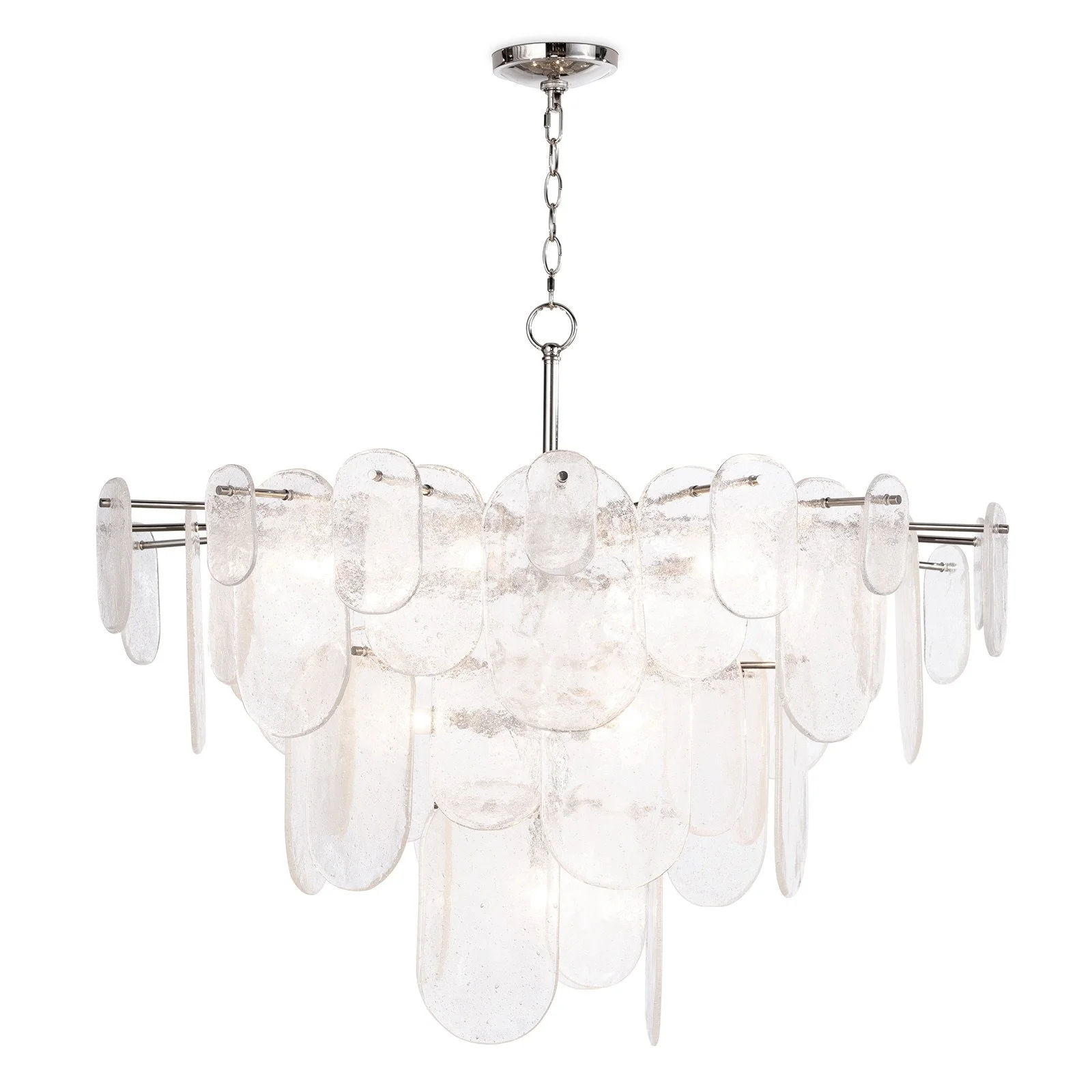 Nickel Echo Chandelier
