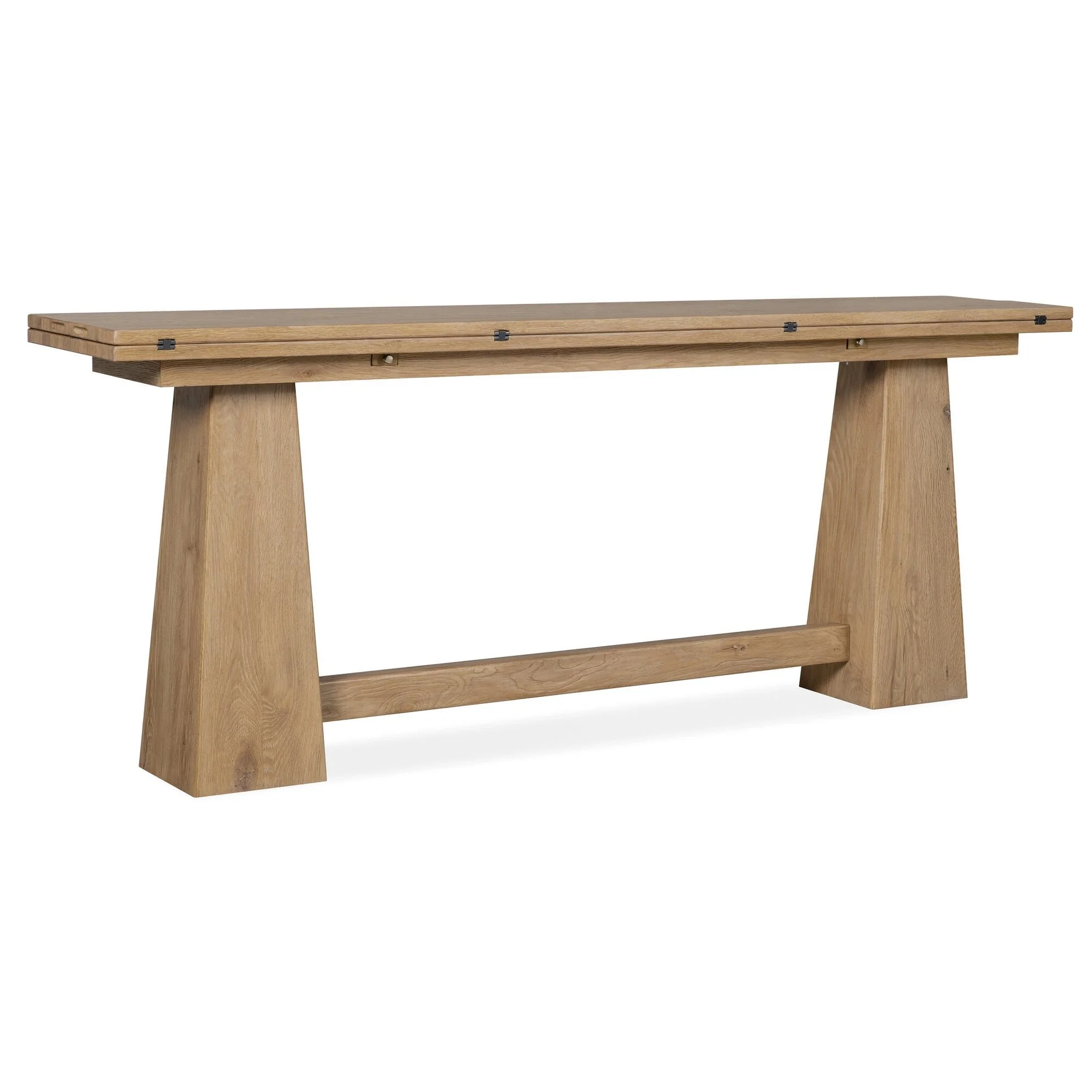 Buckboard Driftwood Flip Top Console Table