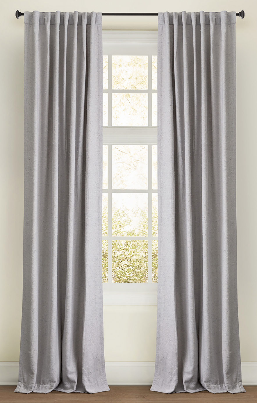 Customizable Gray Tussar Panel