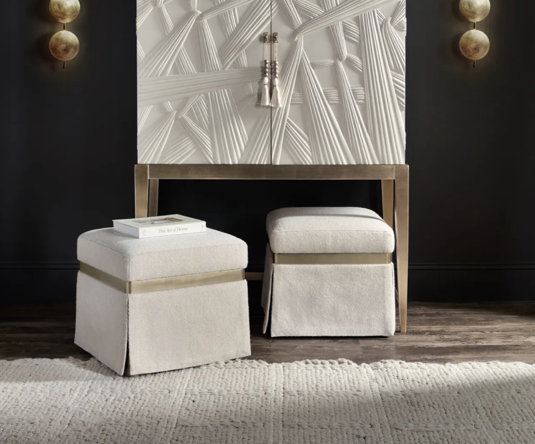 Melange Dream Weaver Pouf