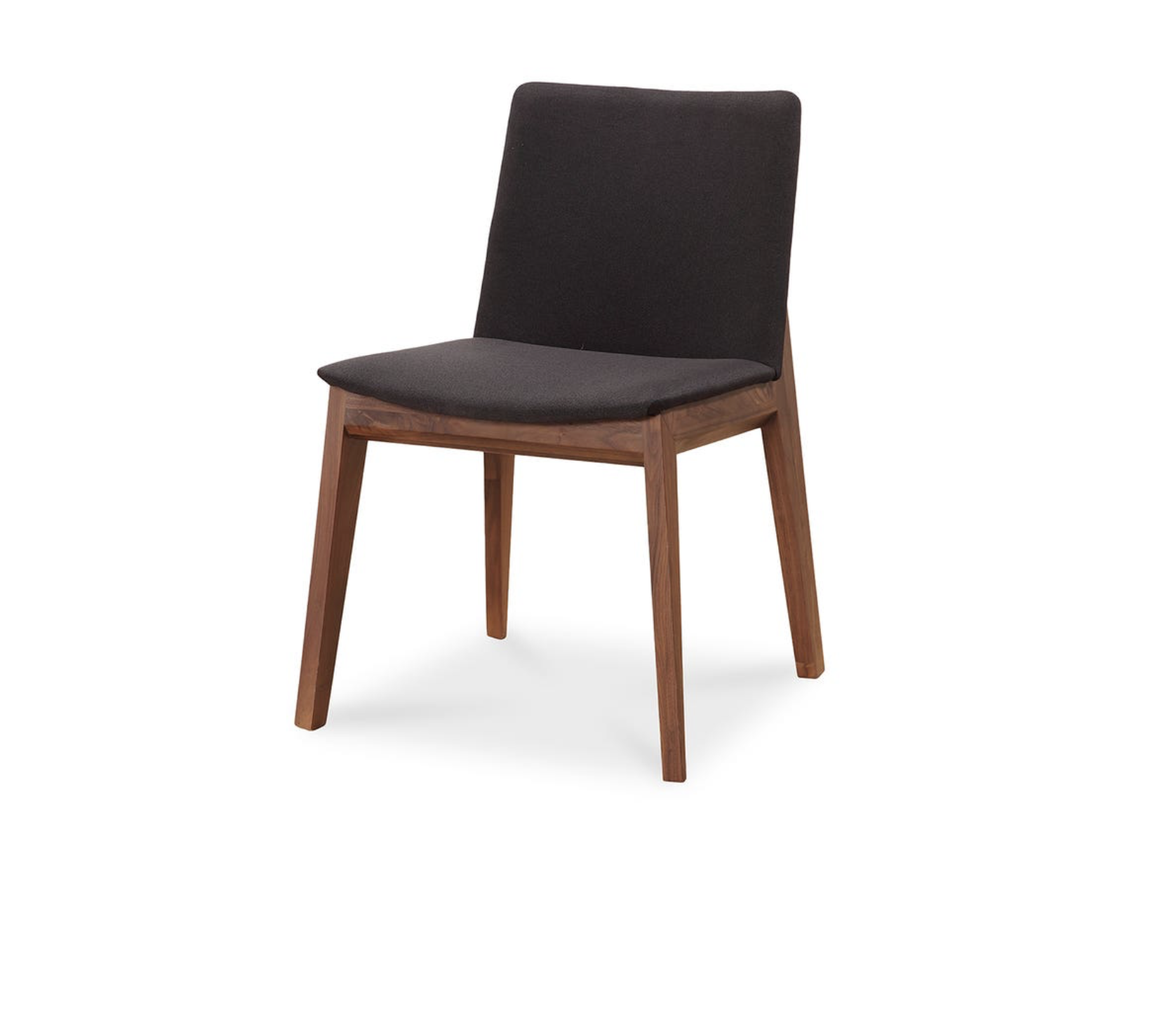 Black Fabric Deco Dining Chair