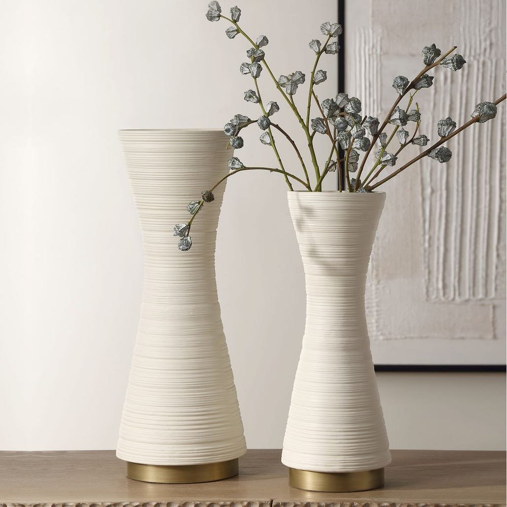 Set of 2 Ridgeline Vases