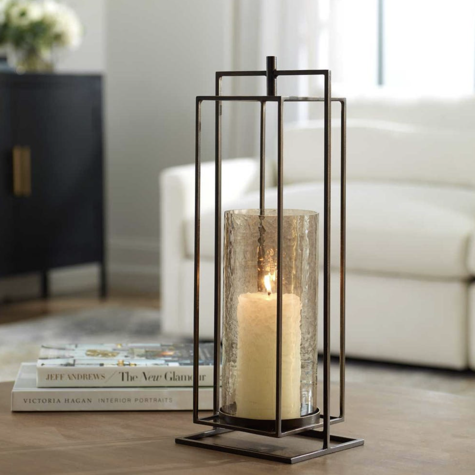 Bronze Wenman Candleholder