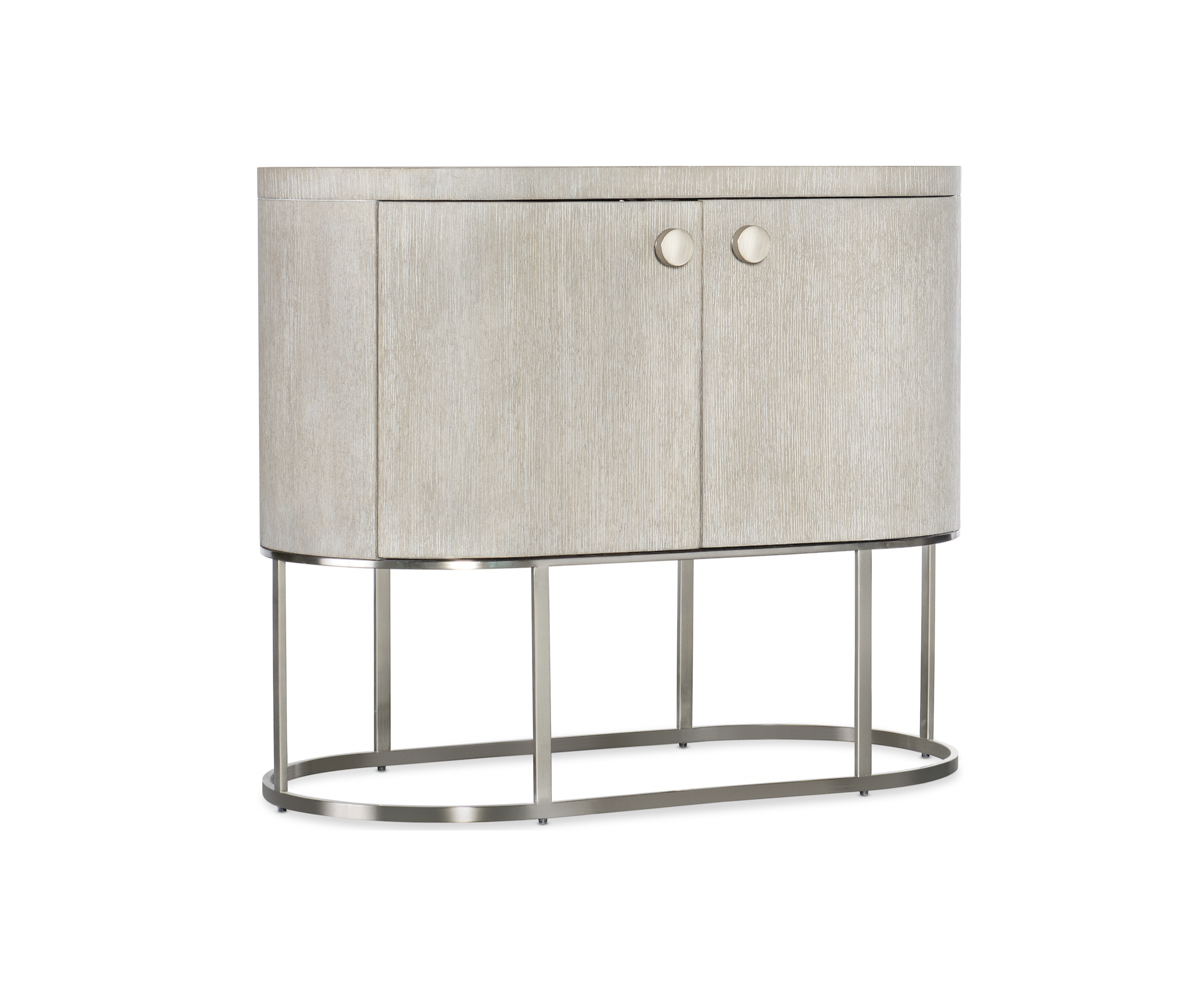 Light Modern Mood Oval Nightstand