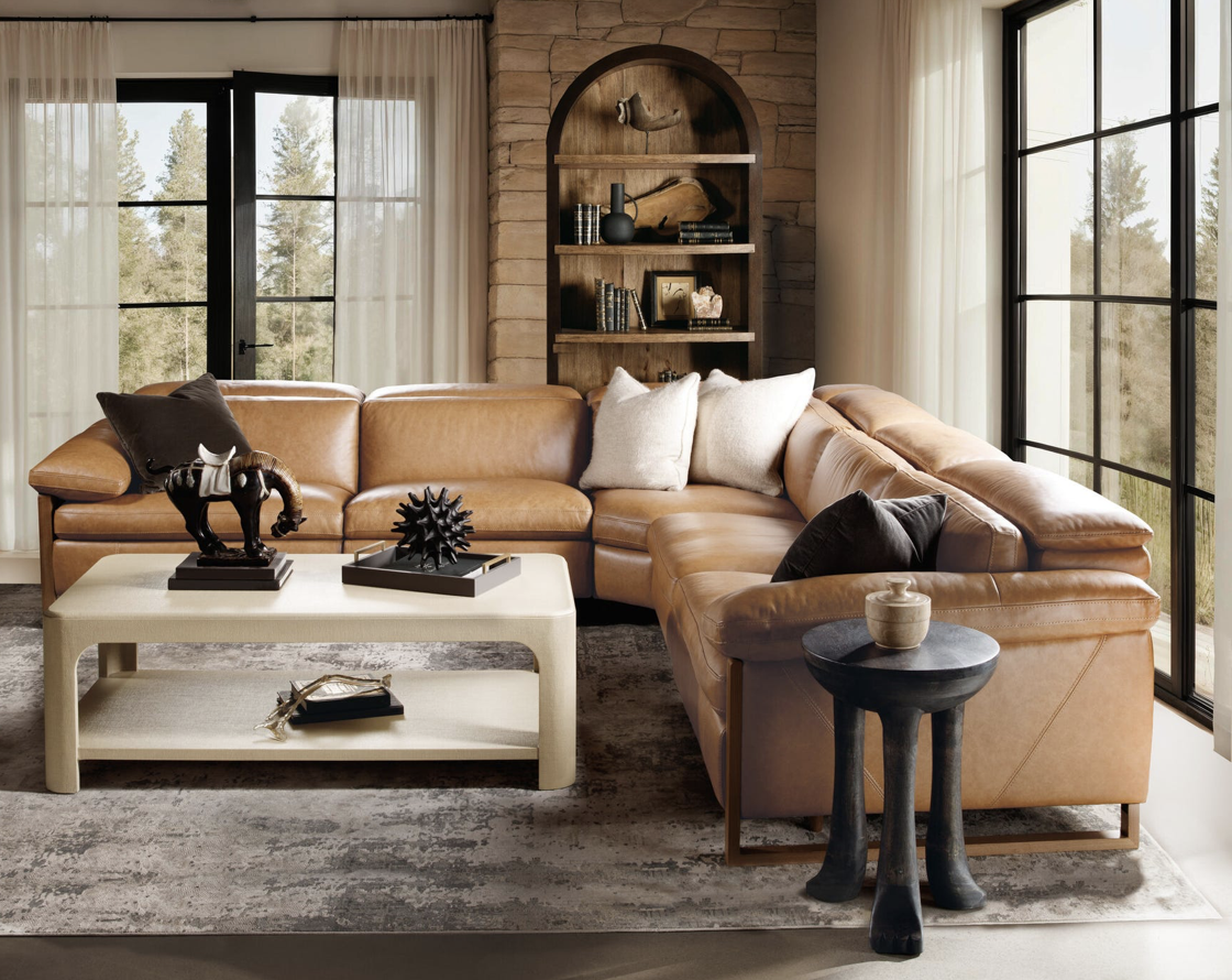 Archives Raffia Rectangular Cocktail Table