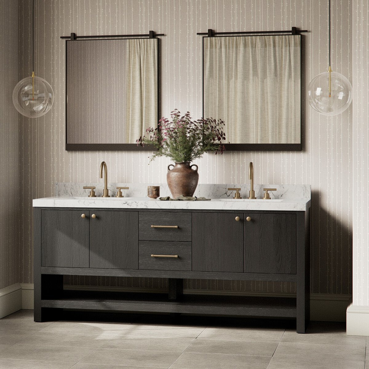 Black Anthem Double Vanity
