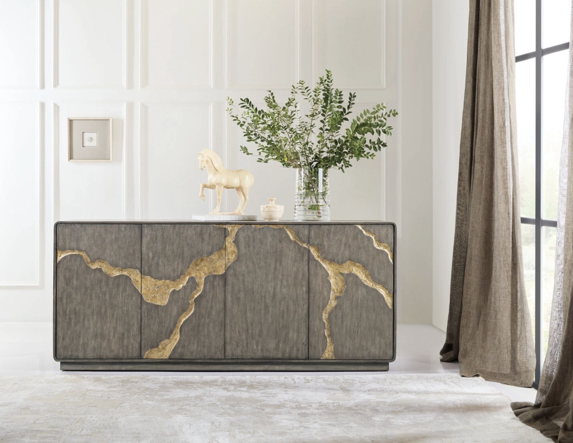 Melange Fissured Entertainment Credenza