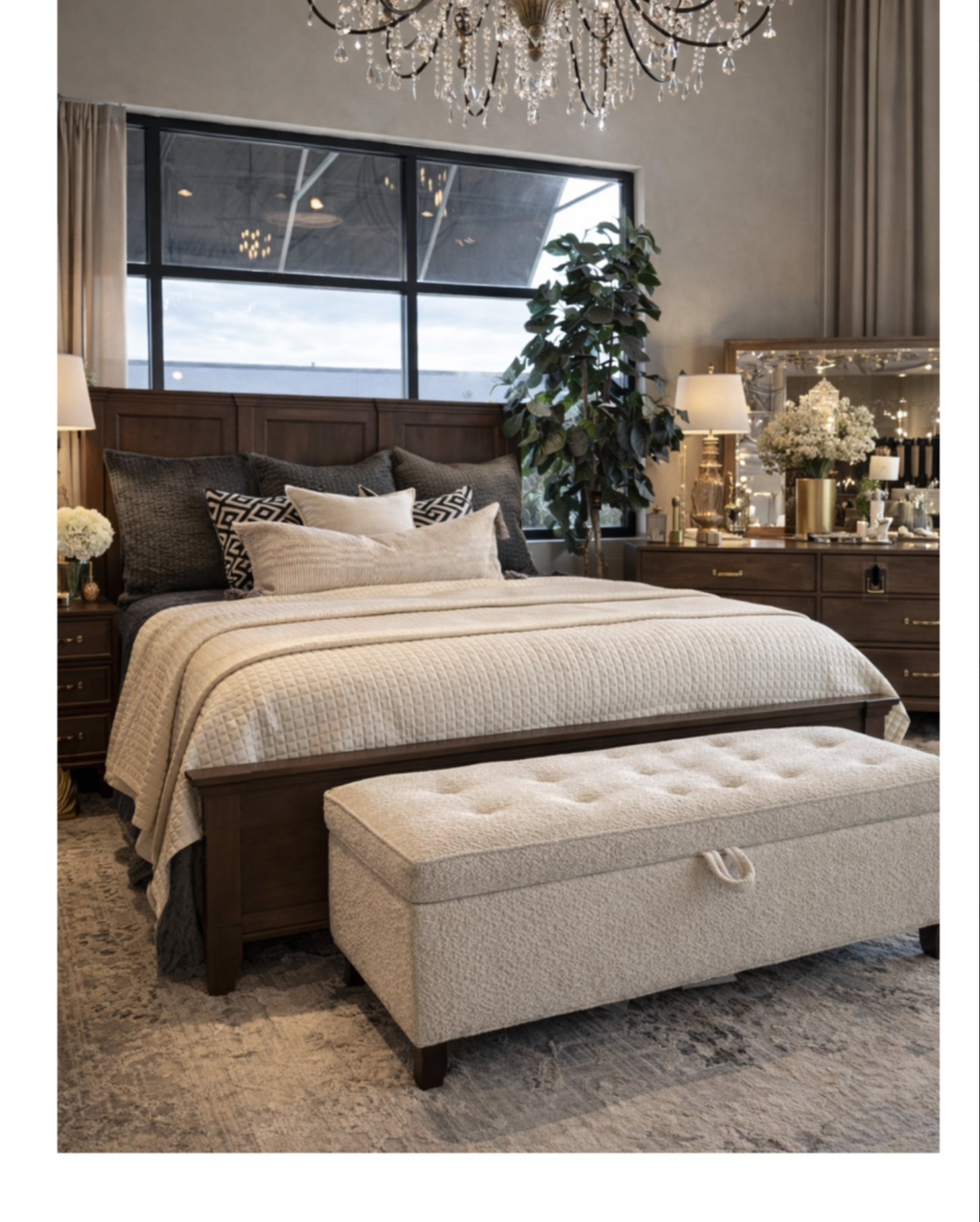 Customizable Berkeley Panel Bed w/ Low Footboard