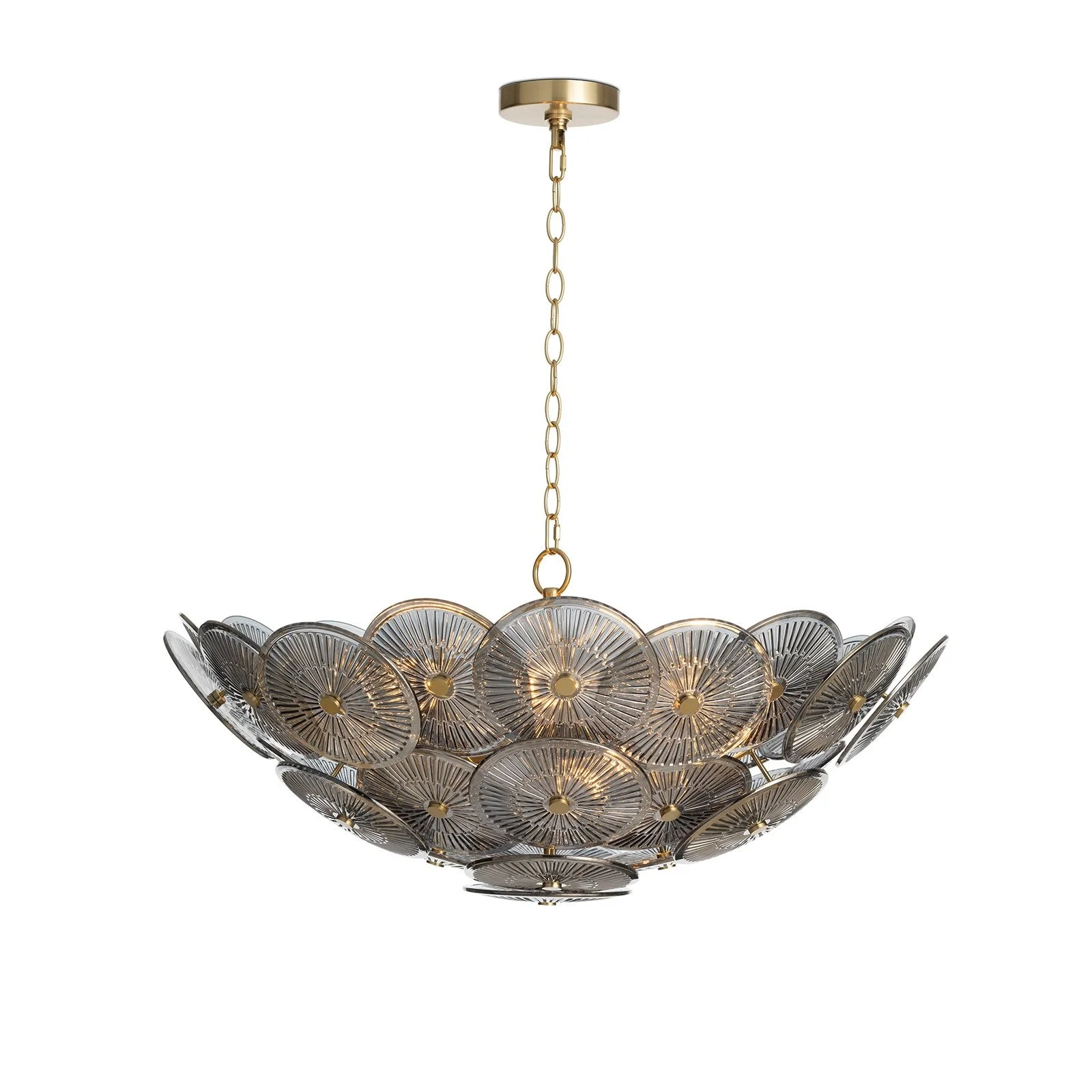 Smoke Holly Chandelier
