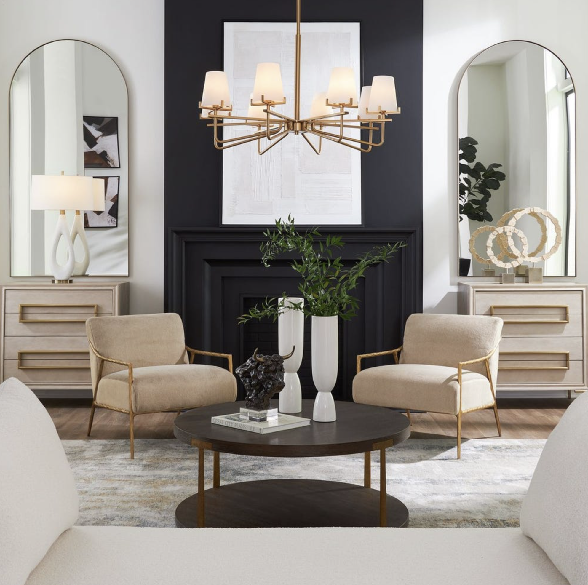 Lassen 8 Light Chandelier