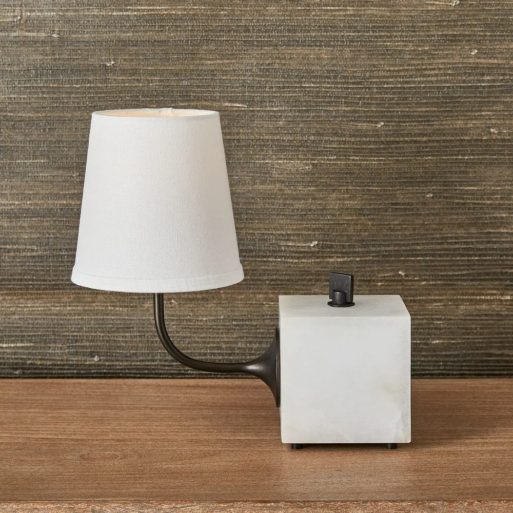 Bronze Blockhead Gooseneck Mini Lamp
