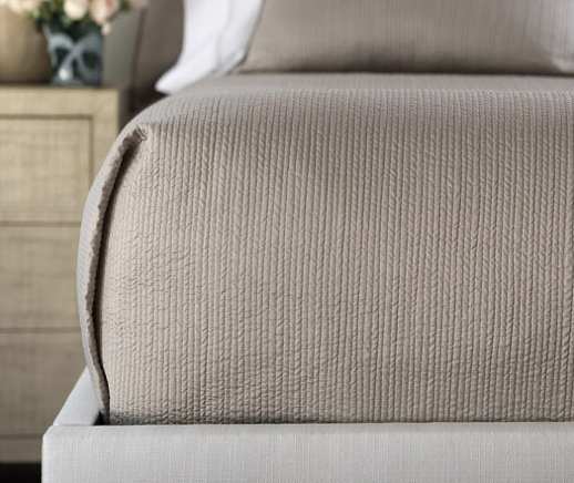 Retro Taupe Quilted Coverlet Collection