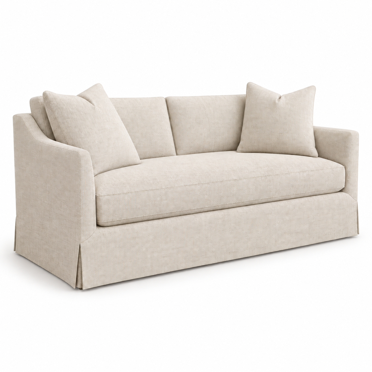 Customizable Langley Fabric Loveseat
