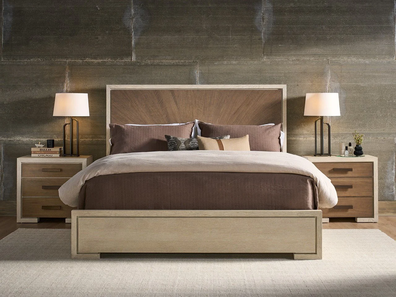 Mist King Panel Bed