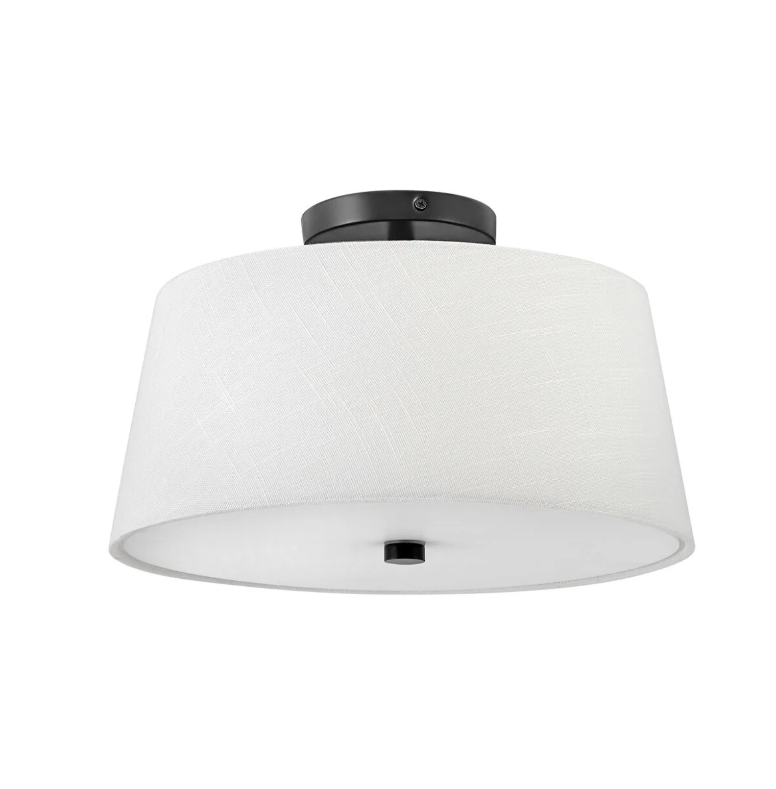 Black Beale Medium Flush Mount
