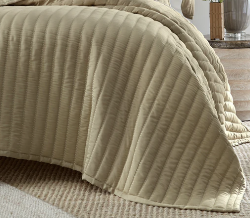 Urban Bamboo Champagne Quilted Coverlet Collection