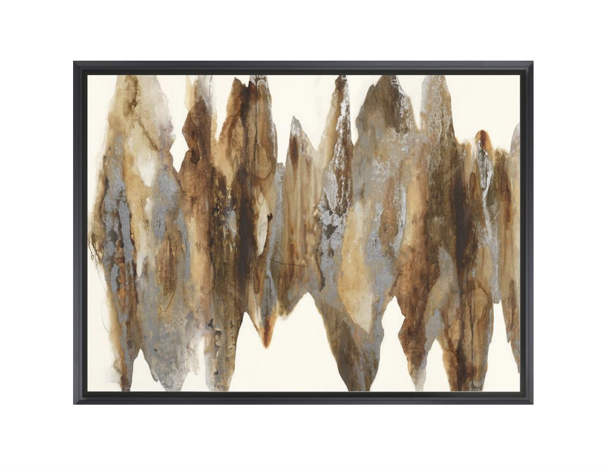 Customizable Framed Force of Nature in Modern Float Matte Black Canvas Frame