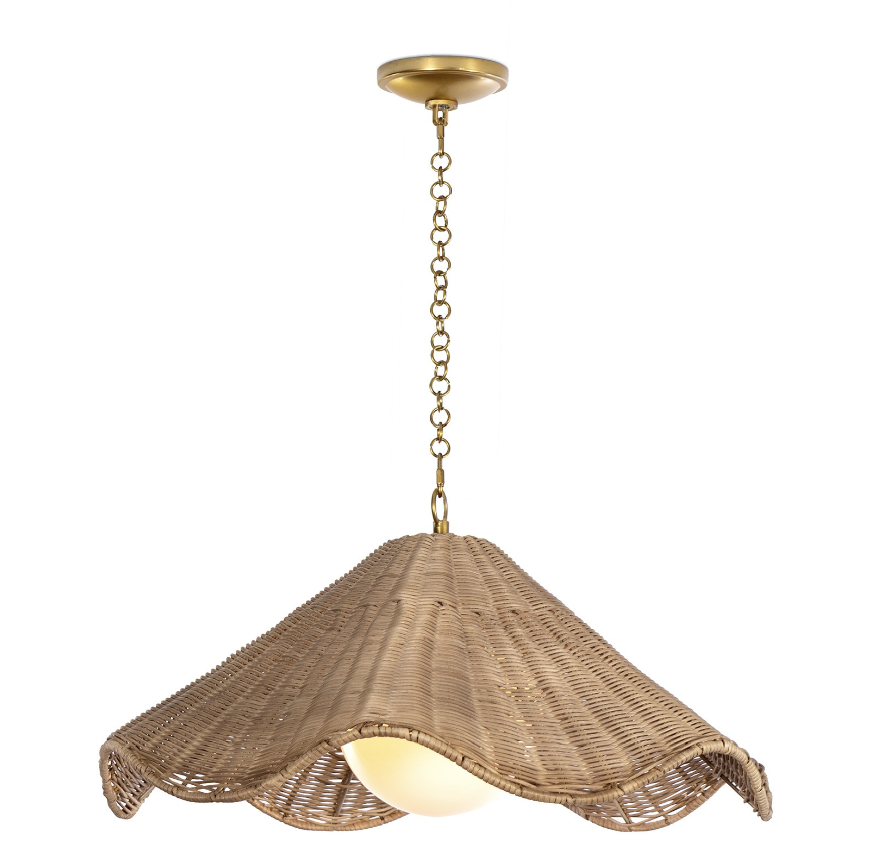 Large Margo Rattan Pendant