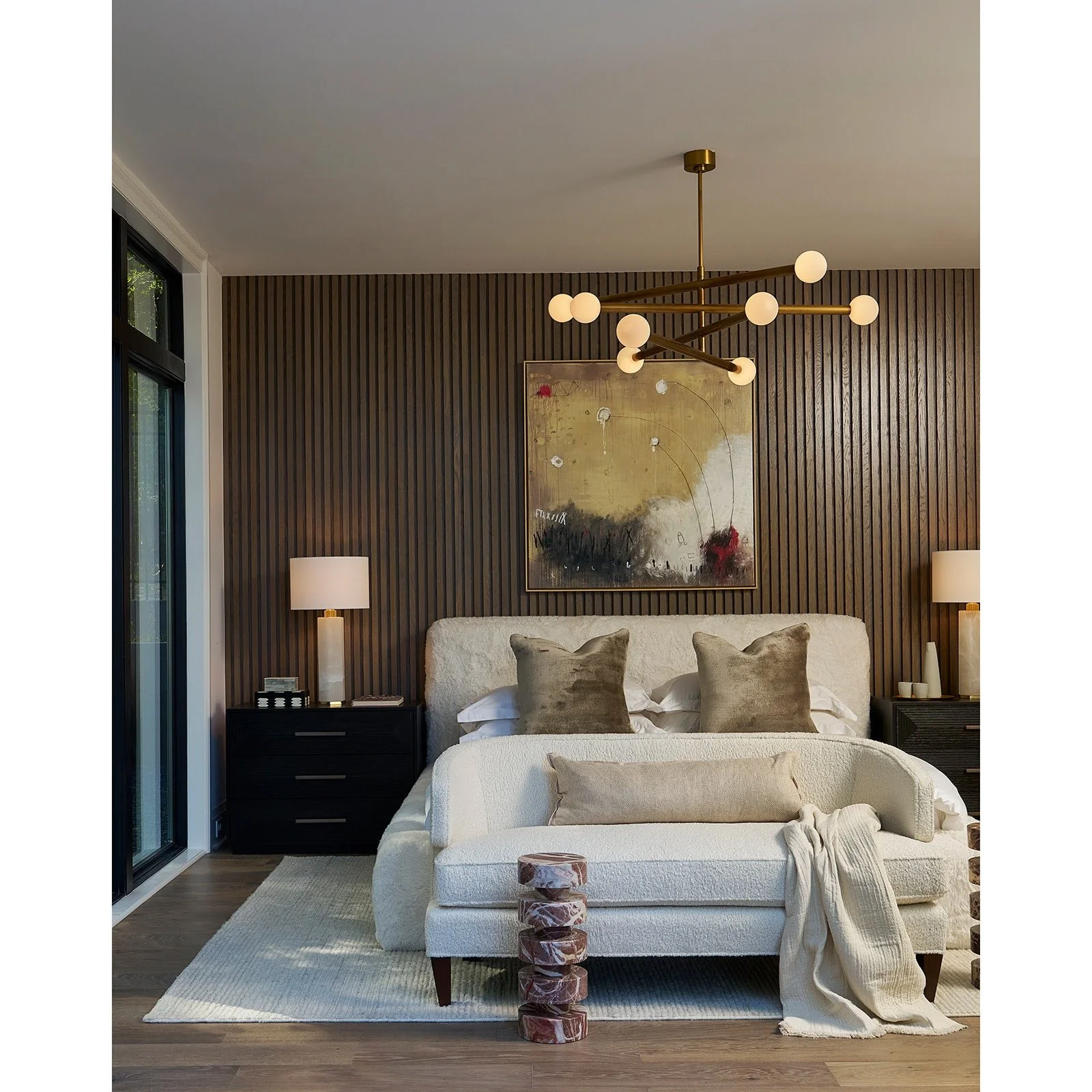 Brass Beaubien Chandelier