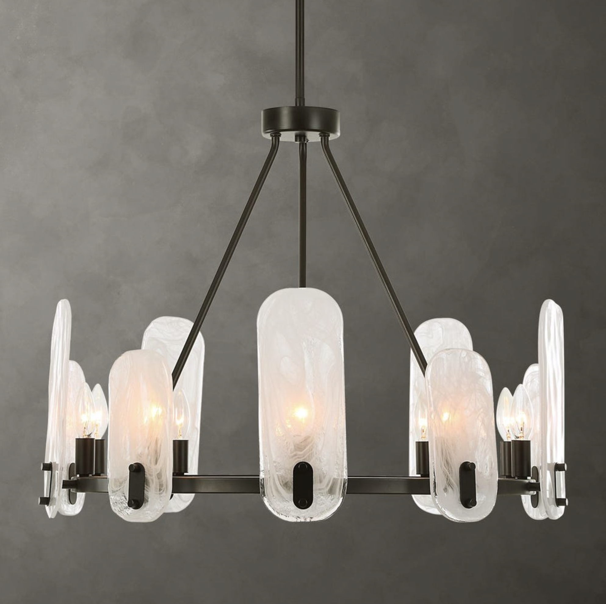 Ellipse 10 Light Chandelier