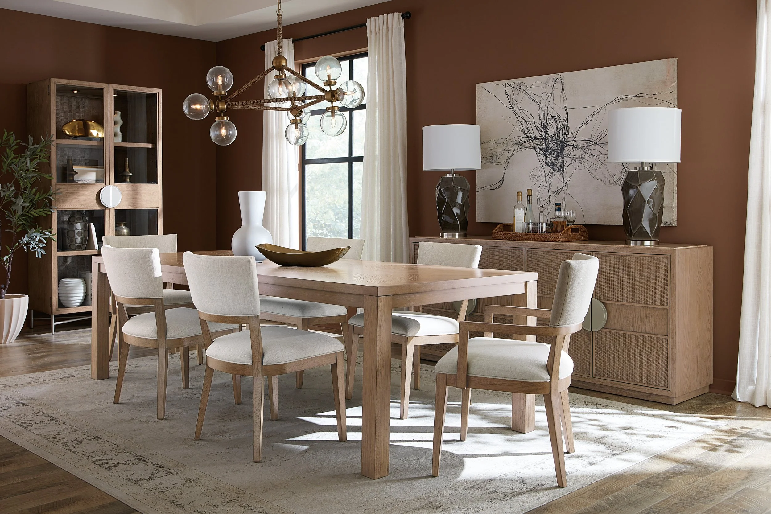Sonnet Rectangle Dining Table With 18-Inch Leaf