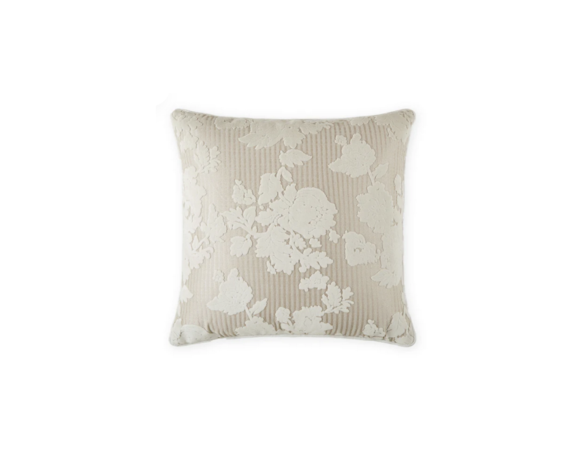 Tharper Pinstripe Ivory Luxe Made-To-Order Pillow