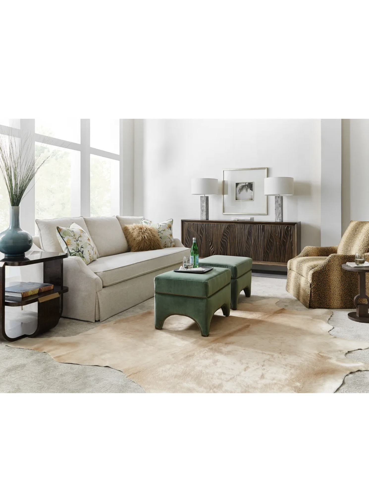 Customizable Bea Skirted Sofa