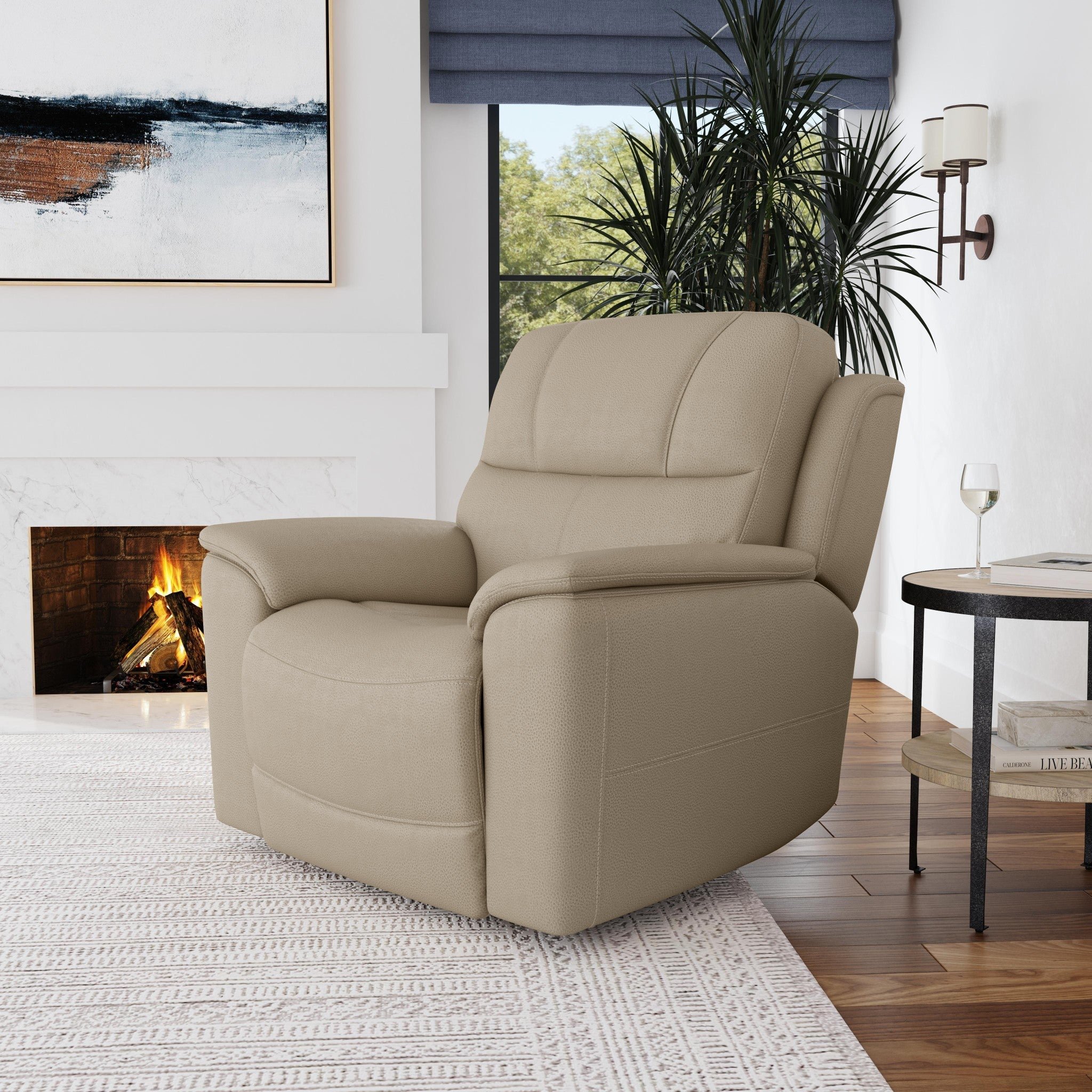 Crew Pebble Power Recliner