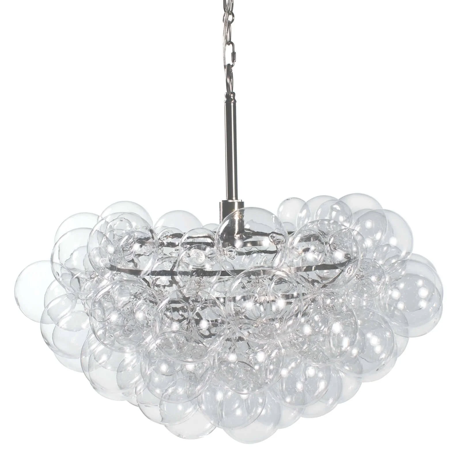 Nickel Bubbles Chandelier