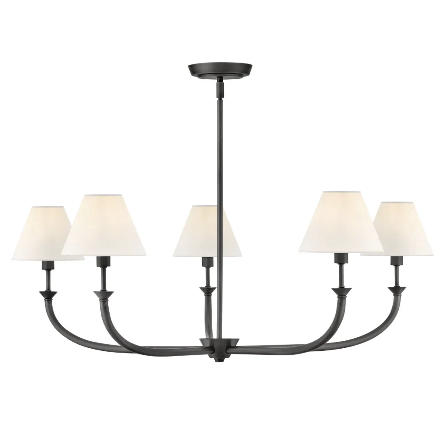 Blackened Brass Greta Large Formal Chandelier