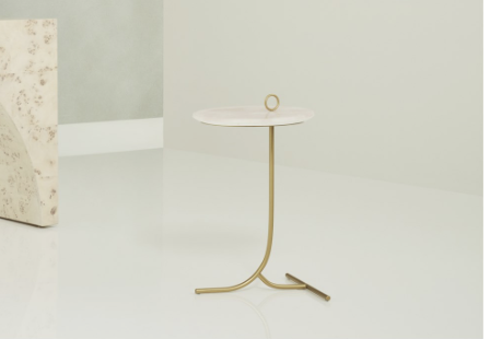 Stone Top Accent Table