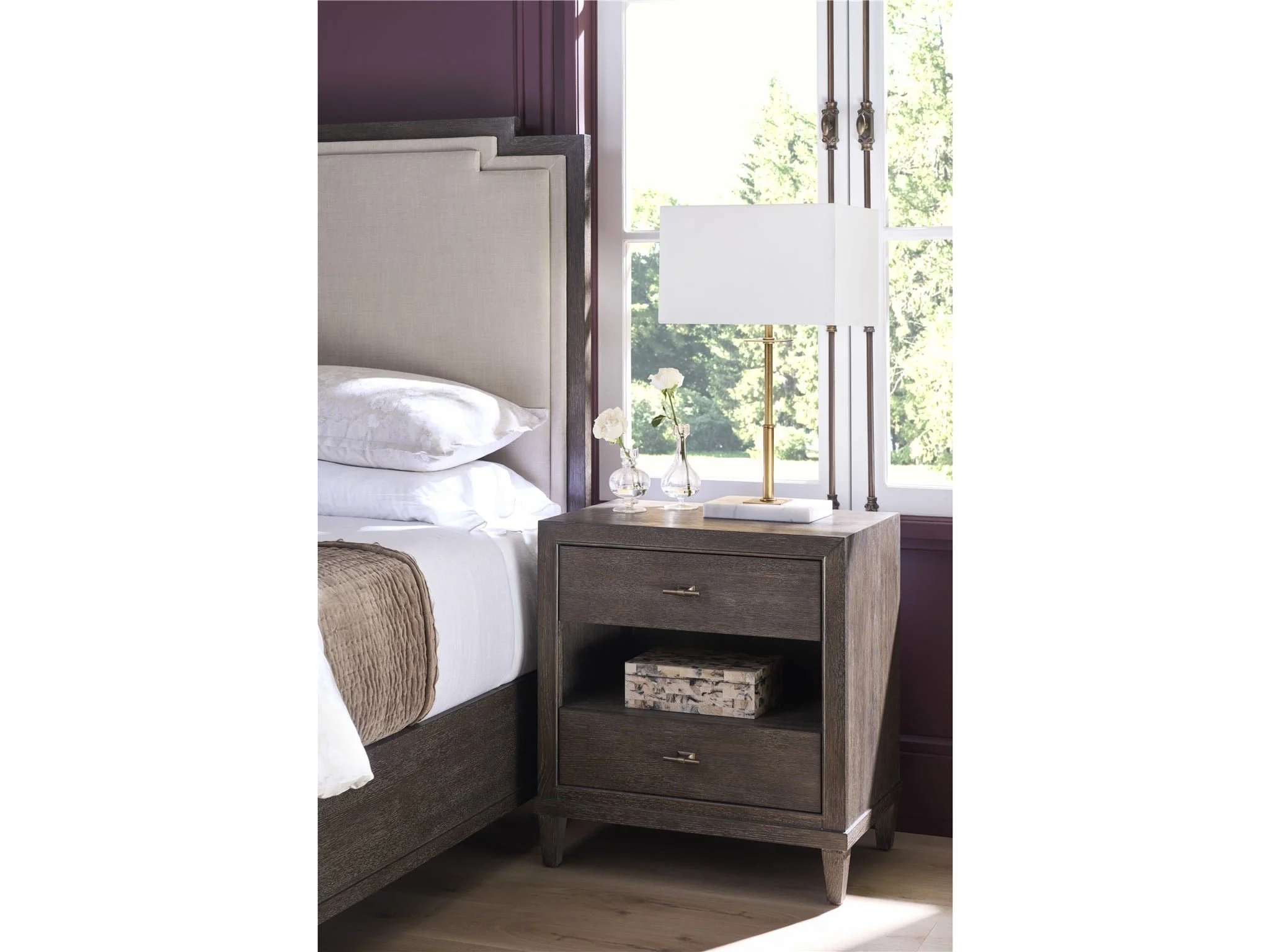 Cocoa 2 Drawer Nightstand