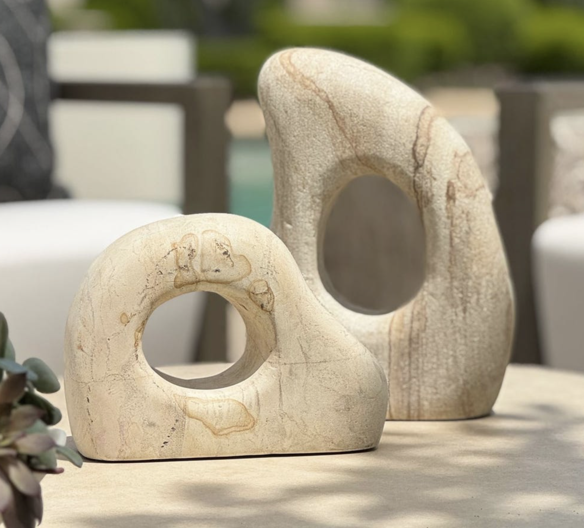 Stone Flow Sculptures