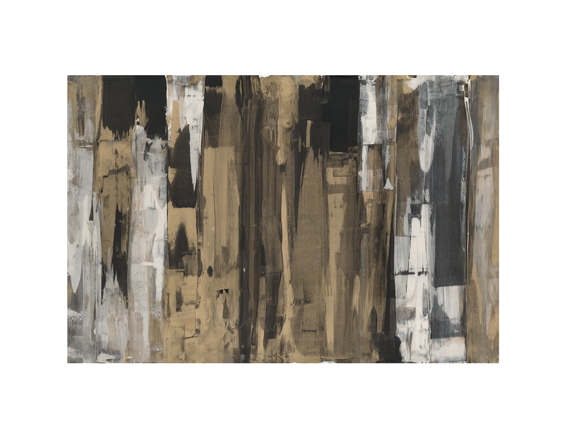 Custom Framed Plans Canvas in Matte Black Gallery Float Frame