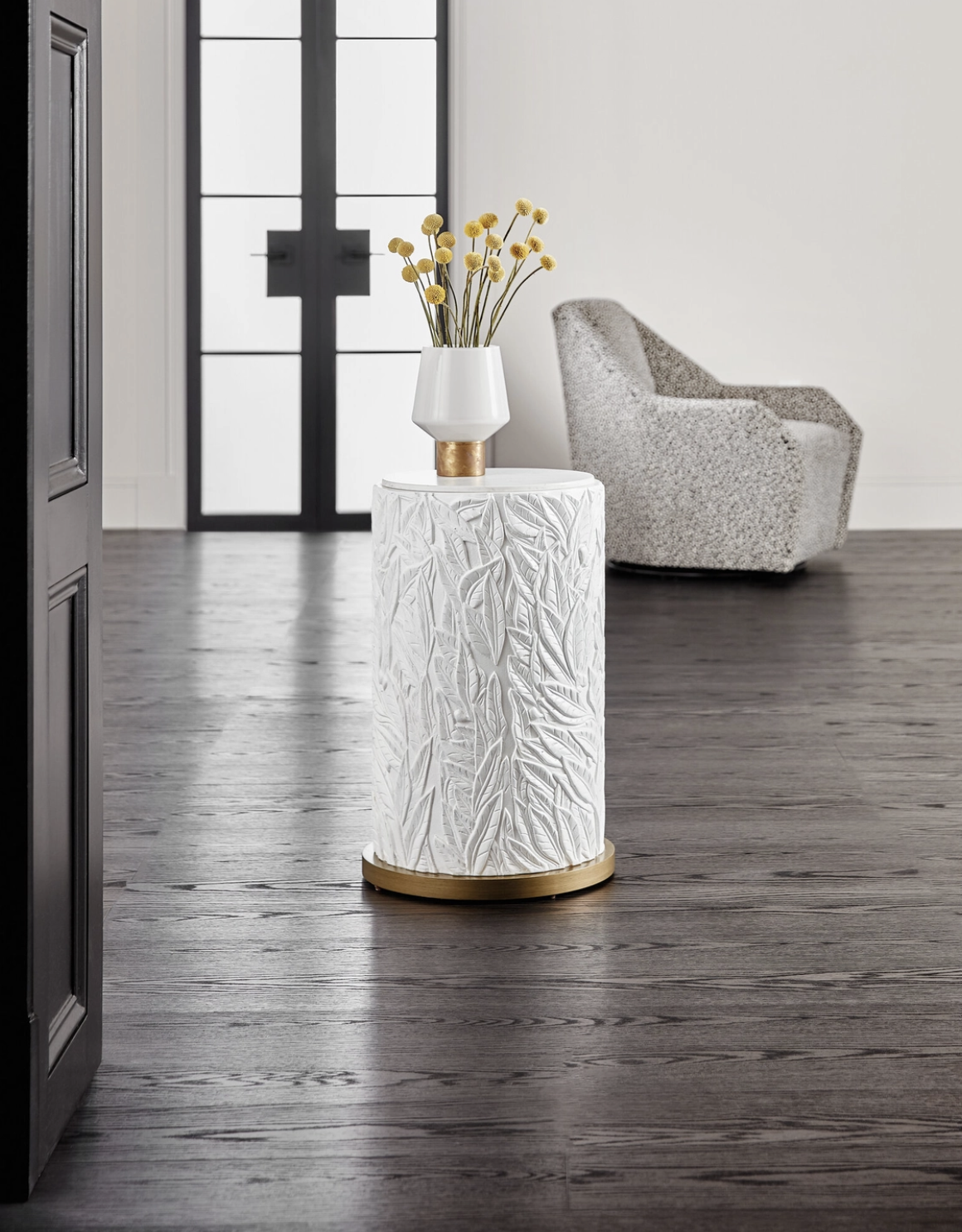 Melange Be-Leaf In Me Accent Table