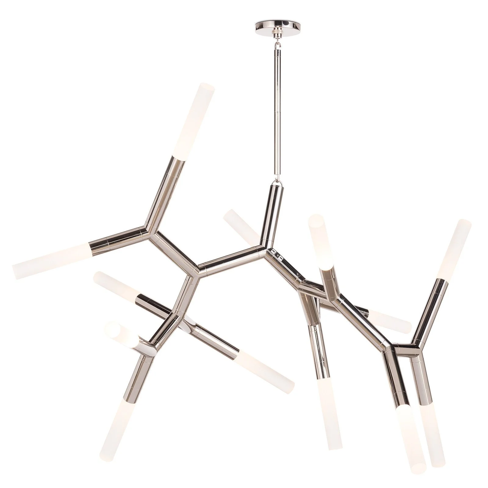 Nickel Traveler Chandelier Large